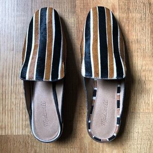 Madewell Calf Hair Mules - Size 10